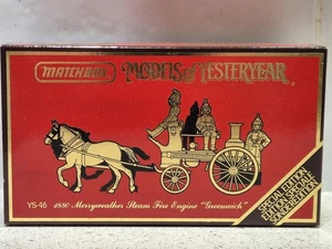 Matchbox YS46 Merryweather Fire Engine 1880 Greenwich Brand New in Box - Picture 1 of 8