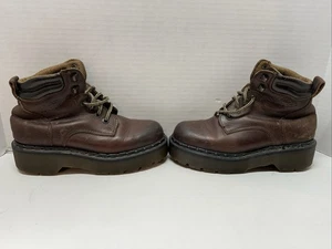 Dr Doc Martens 8476 stivali marroni da donna taglia UK4/US6 vintage con plateau grosso - Foto 1 di 10