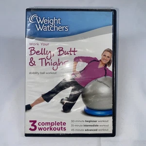 Weight Watchers Work Your Belly, Butt & Thighs 3 Entrenamientos DVD + Libro de registro de entrenamiento - Imagen 1 de 7
