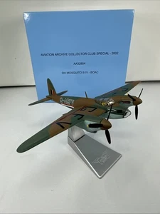 CORGI AVIATION ARCHIVE DH MOSQUITO B IV BOAC 2002 COLLECTOR CLUB Model AA32804 - Picture 1 of 16