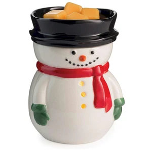 Snowman Christmas Wax Melt Warmer, Electric Plug-In Winter Candle Warmer - Picture 1 of 5