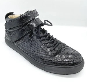 Zapatillas Jean-Baptiste Rautureau Talla US 12 EU 45 Mid Top Python Para Hombres Negras - Imagen 1 de 12