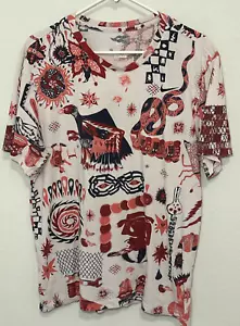 The Nike Tee Dri-Fit Aztec Navajo tribal Multicolor Mens short sleeve T Shirt XL - Picture 1 of 6