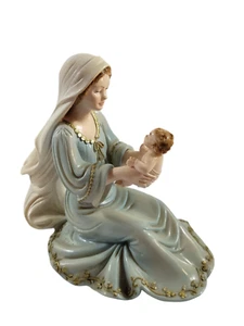 Faro by Roman Vintage 1989 Lucchesi Madonna Mary & Baby Jesus Figurine 6" - Picture 1 of 15
