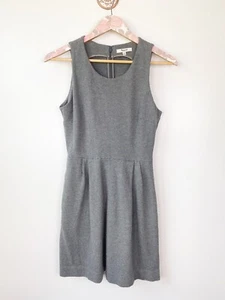Madewell Verse Dress Ponte Fit And Flare Grey Gray Sleeveless Sz XS - Picture 1 of 7
