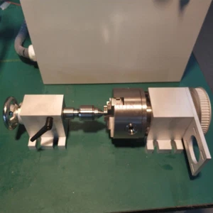 CNC Engraving Machine Router Rotational Rotary Axis A-Axis 4th-Axis 100MM Chuck - Picture 1 of 16