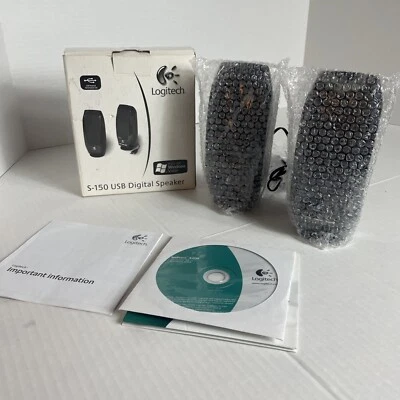 Logitech S150 USB Speakers with Digital Sound For Computer Desktop/Laptop 6.5” - Image 1 of 4