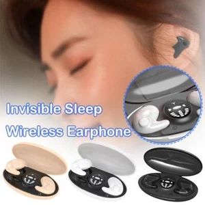 NEW Invisible Wireless Sleep Earphone IPX5 Double Noise Cancelling Waterproof- - Picture 1 of 25