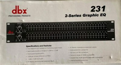 dbx 231S Dual Channel 31 Band Equalizer - Image 1 of 4