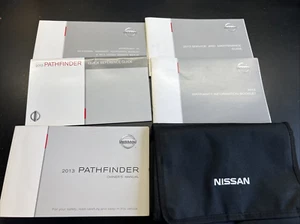 Nissan Pathfinder 2013 conjunto manual del propietario con estuche OEM.  - Imagen 1 de 3