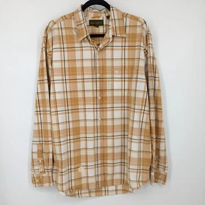 Vintage Timberland Button Up Shirt Men Size XL Check Plaid Skater Gorpcore 90s - Picture 1 of 14