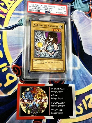 Yugioh Maiden Of The Moonlight TP2-023 PSA 10 Common Tournament Pack 2 - Image 1 of 4