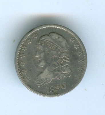 1830 BUST HALF DIME--EXTRA FINE - Image 1 of 2