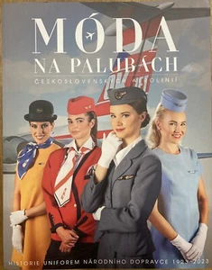 CSA COMPAGNIE AEREE CECOSLOVACCHE HOSTESS UNIFORME LIBRO DI STORIA IL62 A310 IL18 - Foto 1 di 12