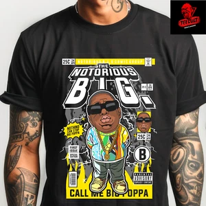 Biggie | Notorious BIG "Call Me Big Poppa " Rap Tee Unisex Cotton T-Shirt S–3XL - Picture 1 of 10