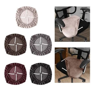 Stretchable Office Chair Cover Waterproof Universal Dining Room Seat Cover - Picture 1 of 31