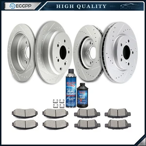 Ceramic Brake Pads And Rotors Front Rear For 2005 2006 2007-2010 Honda Odyssey - Picture 1 of 10