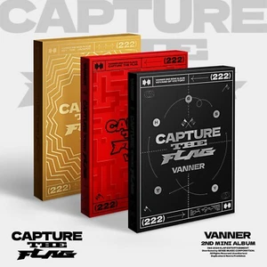 VANNER 2nd Mini Album [CAPTURE THE FLAG] CD+P.Book+2p Card+Sticker+Folded Poster - Imagen 1 de 17