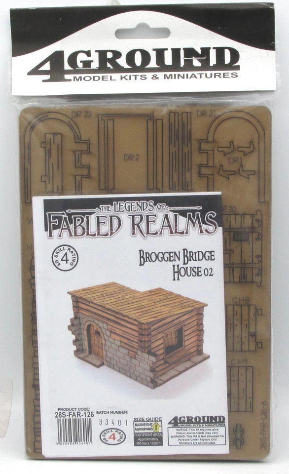 4Ground 28S-FAR-126 Broggen Bridge House 02 (Legends of Fabled Realms) Terrain