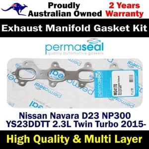 Permaseal Exhaust Manifold Gasket For Nissan Navara D23 YS23DDTT 2.3L Twin Turbo - Picture 1 of 3