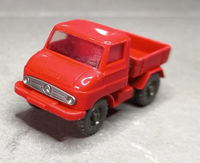 Wiking Unimog 411 geschlossen ROT ohne Gravur 1962-63 TOP-Zustand - Bild 1 von 4