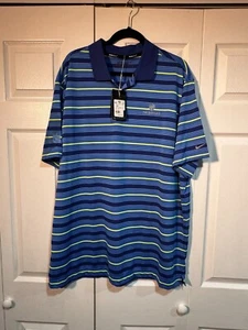 NEW, XXL NIKE GOLF Tour Performance The Barclays Logo, Royal Blue w/ Gold stripe - Picture 1 of 5
