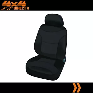 SINGLE BLACK MODERN JACQUARD SEAT COVER FOR FORD RANGER RAPTOR - Bild 1 von 2