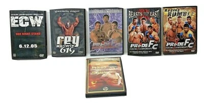 DVD-диски о смешанных боевых искусствах и борьбе - всего 6 - см. названия ниже - Изображение 1 из 4