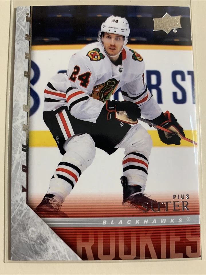 Pius Suter 2020-21 UD Extended Series 05-06 TRIBUTE YOUNG GUNS Blackhawks - Image 1 of 2