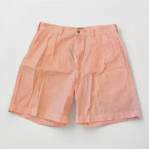 Polo Ralph Lauren Orange And White Seersucker Shorts Men’s Size 35 - Picture 1 of 4