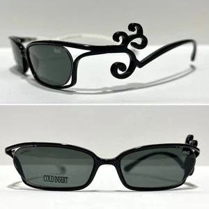 Vintage Sunglasses By Exalt Cycle Made in Italy ViDiViCi Black & White Unique - Picture 1 of 20