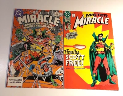 Mister Miracle 1 & 28 (Vol. 2) / Very High Grade Copies of the 1st & Last Issues - Image 1 of 4