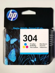 HP 304 Colour Ink Cartridge for HP Printer Box Sealed Out of Date Apr 2022 - Picture 1 of 3