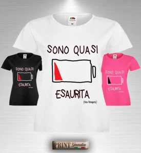 T-Shirt Divertenti SONO QUASI ESAURITA Non Rompete Donna Idea Regalo Ragazza - Bild 1 von 2