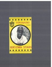 Don Buford Indianapolis Indians 1977 Sertoma Stars Baseball Card