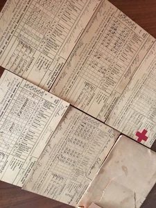 100 year old REPORT CARDs 4 total - dated 1918-1922 - Picture 1 of 5