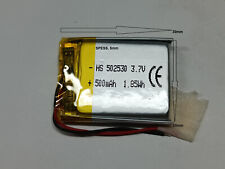 batteria ricaricabile LiPo 3.7 v 500 mha 502530 tipo B arduino elettronica