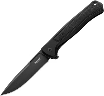 New LionSTEEL Skinny Framelock Black Al SK01ABB - Image 1 of 2