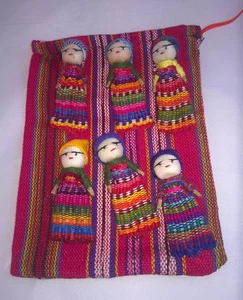 Großes 6 Sorgen Puppen Set im Beutel - Bild 1 von 3