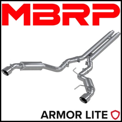 MBRP S7278AL Armor Lite 3" Cat Back Exhaust for 2015-2017 Ford Mustang GT 5.0L - Image 1 of 2