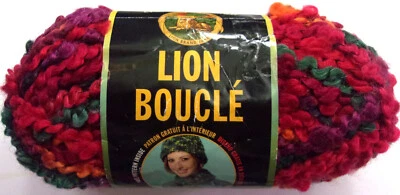 Lion Brand ~ Lion Boucle Acrylic/Mohair Blend 2.5 oz (3 Colors Choice) - Image 1 of 4