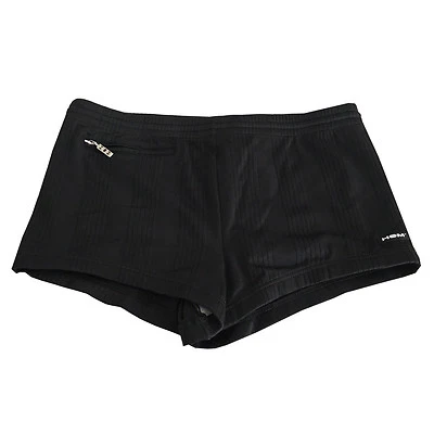 HOM costume parigamba tessuto rigato in tinta taschino davanti nero ARCHYPEL SY - Imagen 1 de 2