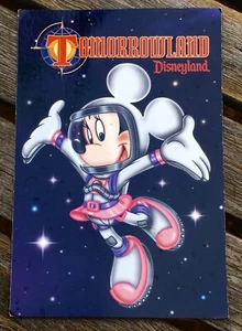 Vintage 1998 MINNIE MOUSE Space Suit Tomorrowland Disneyland Souvenir Postcard - Picture 1 of 2