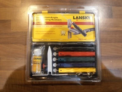 Lansky Deluxe 5-Stone System Precision Knife Sharpening System Model  LKCLX BNIC - Image 1 of 4
