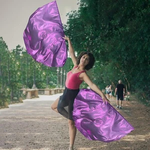 Striscione donna bambini festival all'aperto lode danza adorazione ali bandiera - Foto 1 di 13