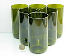 6er - Set Trinkgläser aus Weinflaschen. 0,2 L. 0,3 L oder 0,4 L. - Bild 1 von 8