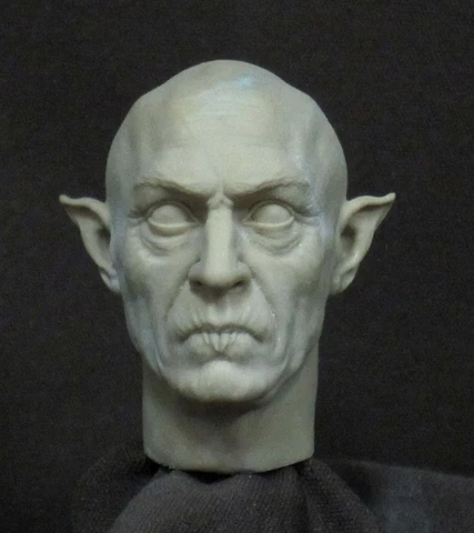 NOSFERATU HORROR CUSTOM RESIN UNPAINTED HEAD SCULPT. Action figures 1/6 scale Cover