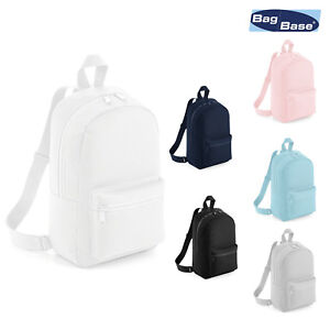 BagBase Mini Essential Fashion Backpack BG153 - Unisex School College Rucksack