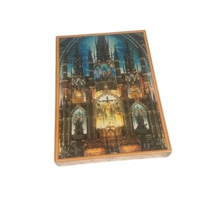 Rompecabezas Notre Dame Cathedral Quebec Canadá 27”x 19” 1000 piezas NUEVO - Imagen 1 de 3