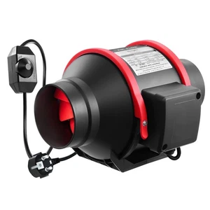 310m³/h Rohrventilator Axial Rohrlüfter Ø100mm Zuluft Abluft Lüfter Ventilator - Bild 1 von 12